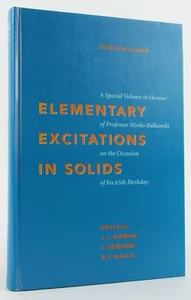 Elementary Excitations in Solids 1992 Elsevier 18 Articles Semiconductors - Picture 1 of 8