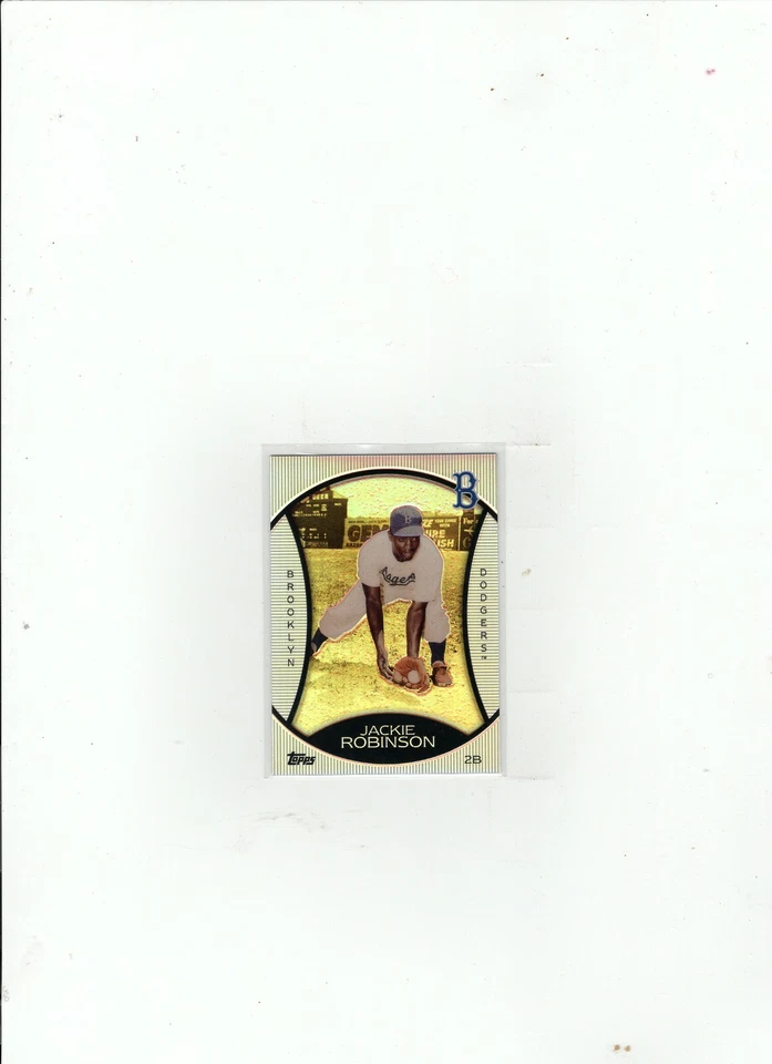 2010 Jackie Robinson Topps Walmart Platinum Chrome #PC2 Free Shipping (B-1126) - Image 1 of 1