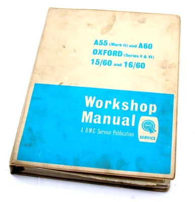 Garage Officina Manuale di Servizio per Austin A55 MK2 E A60 Cambridge AKD4026C - Immagine 1 di 4