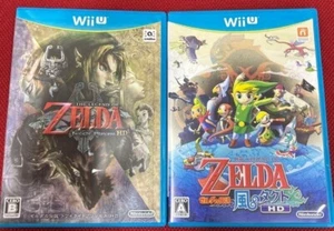 WiiU THE LEGEND OF ZELDA Twilight Princess HD & The Wind Waker HD 2 juegos Japón - Imagen 1 de 7