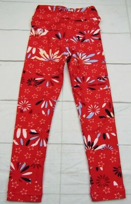LuLaRoe Niños Americana Cuatro de Julio Leggings Estrellas Rojas Talla S/M Nuevos Foto 1 de 3