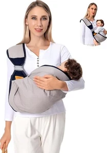 Shiaon Baby Sling Carrier Newborn to Toddler Ergonomic,Lightweight, Breathable - Picture 1 of 5