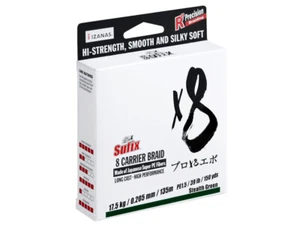 NEU 2025 Sufix X8 Braid Stealth Green 120m Geflochtene Schnüre - Bild 1 von 1