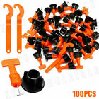 300x Tile Leveling System Clips Levelling Spacer Tiling Tool Floor Wall Wrench