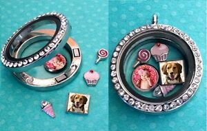 Personalized floating photo charm for your glass living locket pendant 8mm mini