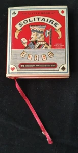 The Little BOOK Of SOLITAIRE 40 FORTY GAME Versions 2002 Book Only NO Mini Deck - Imagen 1 de 3