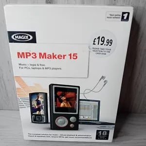 MAGIX MP3 MAKER 15 PC CD ROM NEW IN BOX - RARE RETRO SOFTWARE - Picture 1 of 7