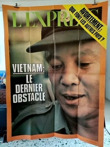 Affiche originale - Magazine l'EXPRESS - 1972 - Vietnam - 120 / 160 cms - Imagen 1 de 1