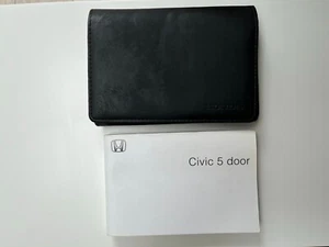 HONDA CIVIC 5 DOOR OWNERS MANUAL HANDBOOK & WALLET 2001-2005 (01/2005) - Picture 1 of 4