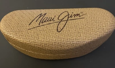 Gafas de sol Maui Jim tejidas de bambú sintético estuche rígido solo usadas Foto 1 de 3