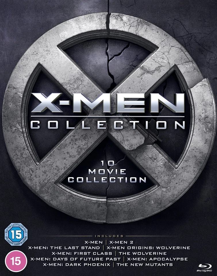X-men 1 to 10 Collection Region B BLURAY