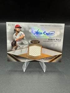 2022 Topps Tier 1 Aaron Nola Patch Auto #T1AR-AN /99 Phillies - Picture 1 of 3