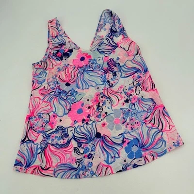 Lilly Pulitzer Gigi Tank Top Make A Splash Medium - Image 1 of 4