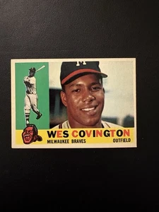 1960 TOPPS SET BREAK #158 WES COVINGTON NRMT! SHARP! - Picture 1 of 2