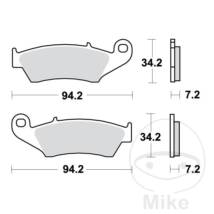 TRW Standard brake pads ALTN: 7375439 - Image 1 of 1