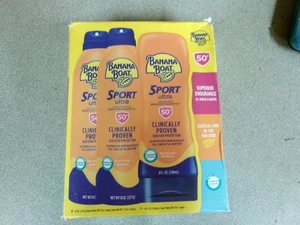 Pack de 3 écrans solaires Banana Boat Sport Ultra FPS 50 exp. 26/01 ou dernier - Photo 1/2