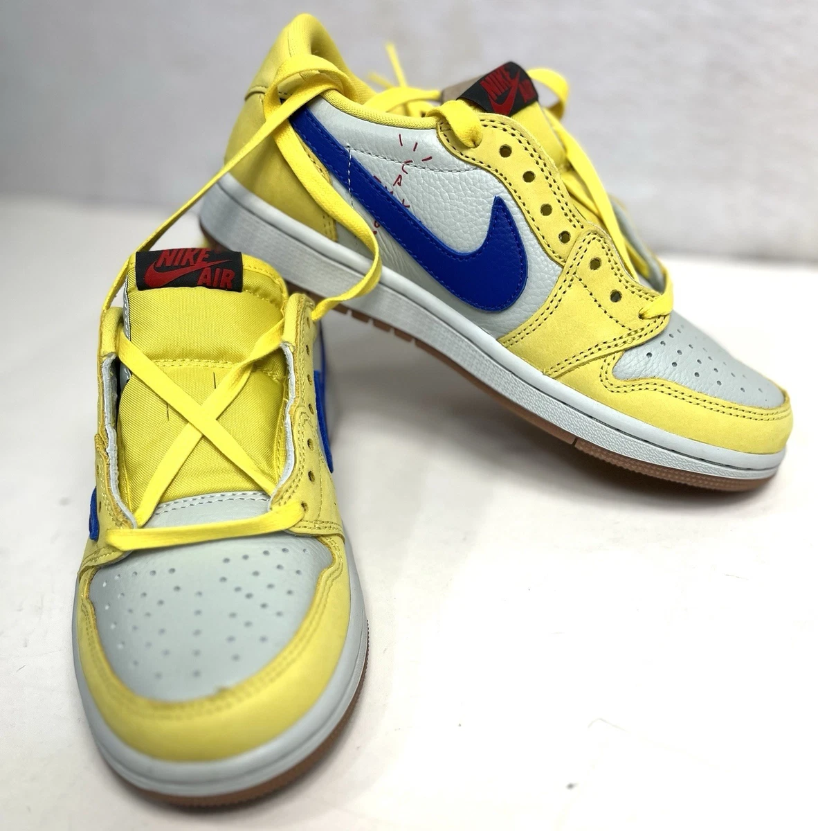 Travis Scott x Air Jordan 1 Retro OG SP Low Canary W | eBay