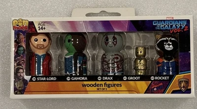 Nuevo “Pin Mate” Marvel Guardianes de la Galaxia Vol. Juego de 2 figuras de madera (5) Groot Foto 1 de 4