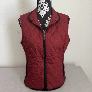 Eddie Bauer Daunenweste Damen rot wattiert Größe M - Bild 1 von 7