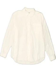 EDDIE BAUER Mens Shirt Large White Cotton AK29 - Zdjęcie 1 z 4