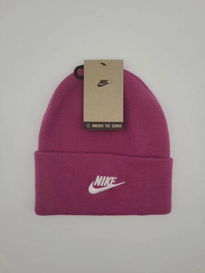Nike Beanie Peak Futura Hot Fuchsia Hat HF0186-518 One Size Adult Unisex