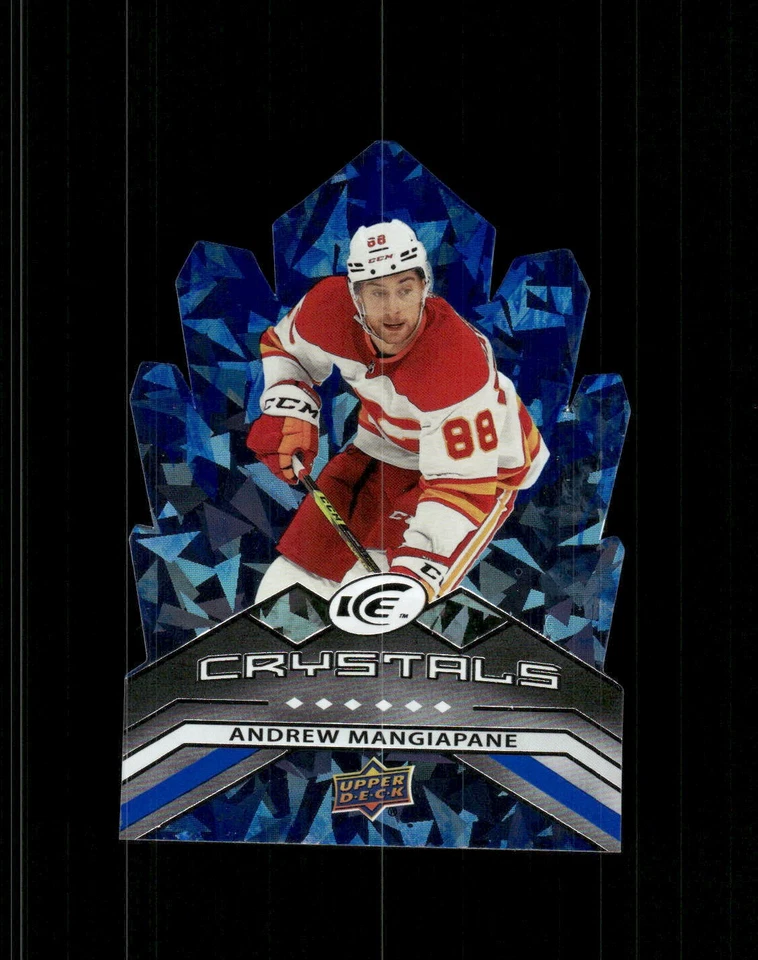 2021-22 Upper Deck Ice #IC-4 Andrew Mangiapane Ice Crystals - Image 1 of 2