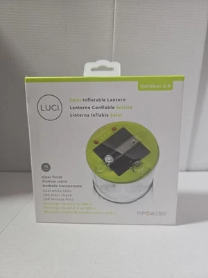 MPowerd Luci Pro Outdoor 2.0 Solar Inflatable Lantern Light Mobile Charging. New - Image 1 of 2
