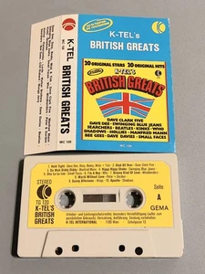 BRITISH GREATS " K-tel Sampler ", MC tape Kassette - Picture 1 of 2