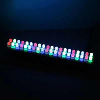 RGB LED Flashing Audio Spectrum Indicator LED Flashing Display Module NEW - Bild 1 von 4