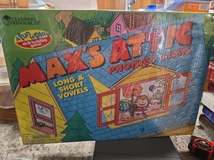Max's Attic Phonics Game Long & Short Vowels Ages 6-Up Complete - Picture 1 of 2