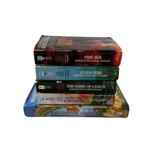 Lot: 5 Margaret Weis Books The Death Gate Cycle Series 2 3 5 6 7 Tracy Hickman - Picture 1 of 8