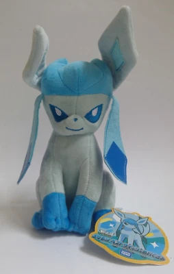 GLACEON Pokemon Center Sitting Cuties 冰北极狐毛绒娃娃 全新 — 第 1/4 张图片