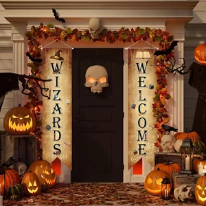 Magical Decorations - Yard Porch Sign & Wall Banner for Home & Party - Hanging W - Picture 1 of 12
