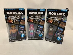 Roblox Deluxe Mystery Pack Serie 3 - Helado Kandi,s, Muscle King, Dread - Imagen 1 de 9