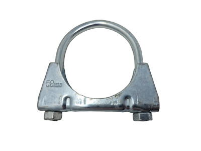 Universal U Bolt Exhaust Clamps - Heavy Duty Clamp & Nuts 28mm - 102mm All Sizes • 36.99£