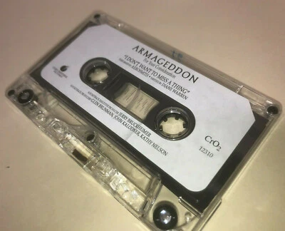 Aerosmith Armageddon song FYC awards promo cassette tape single Dont Want Miss  - Image 1 of 4