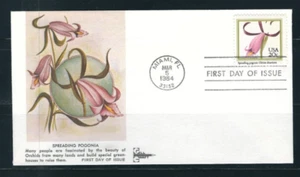 USA SC # 2078 Orchids - Spreading Pogonia - FDC . Gill Craft Cachet - Picture 1 of 1