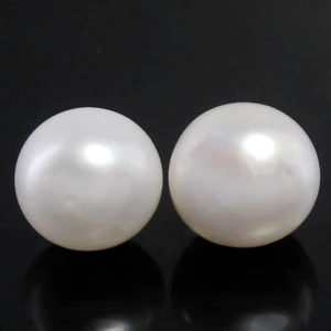 Perlas De Reina De 8.00 MM SLIVER WHITE Del Mar Del Sur De Indonesia 'Maluku' - Imagen 1 de 6