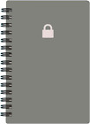 Spiral Password Notebook with Tabs - 3.5x5.25 inch Password Organizer with Alpha