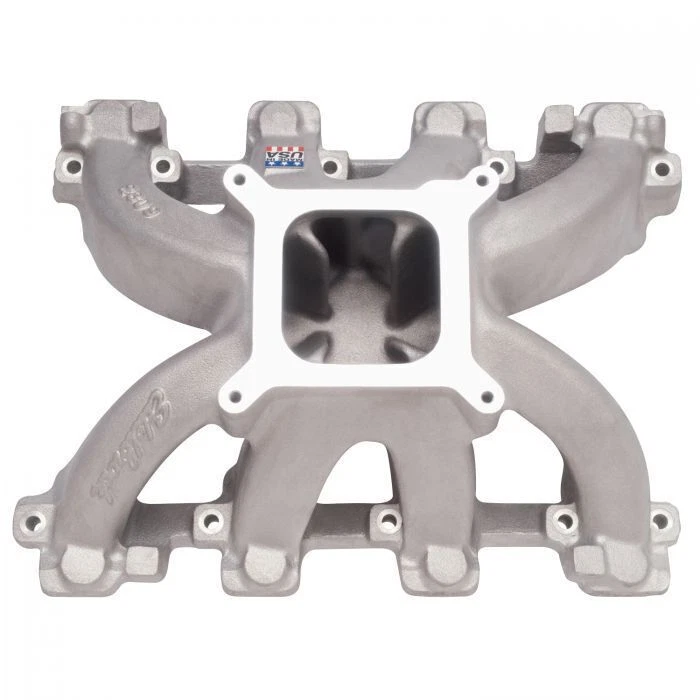 Edelbrock Intake Manifold Super Victor Single Plane Aluminium Natural Square Bor - image 1 of 1