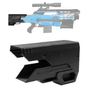 BlasterforgePH 3D Print Tactical Fixed Butt Stock for Nerf LongShot Modify Toy - Picture 1 of 7