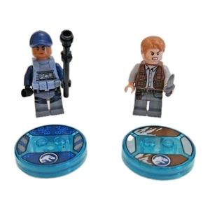 Lego Dimensions Team Pack Jurassic World Minifigures & Toys Tags 71205 Owen ACU - Picture 1 of 3