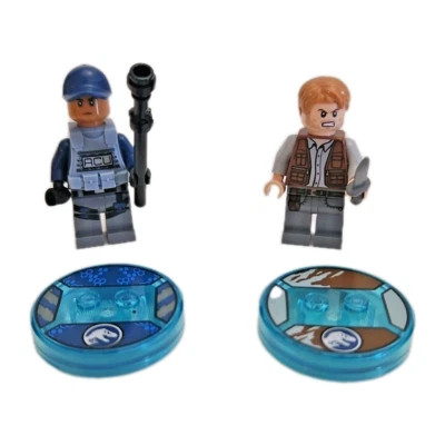 Lego Dimensions Team Pack Jurassic World Minifigures & Toys Tags 71205 Owen ACU - Image 1 of 3