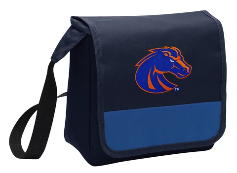 Boise State Lunch Tote Bag Cooler Broncos Lunchbox Bags COOL MESSENGER STYLE! Cover