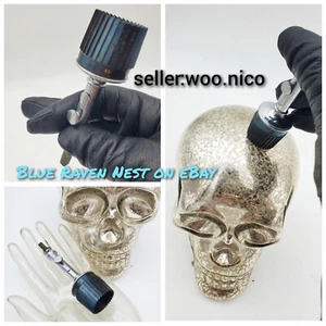 Antik Vintage medizinisches Schädeltrephin chirurgischer Schädel Bohrer Werkzeug Instrument - Bild 1 von 14