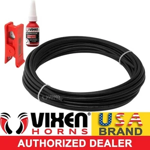 ¼" OD NYLON PLASTIC HOSE 35FT W/CUTTER AND THREAD SEALANT TRAIN HORNS VXA7143K - Picture 1 of 4