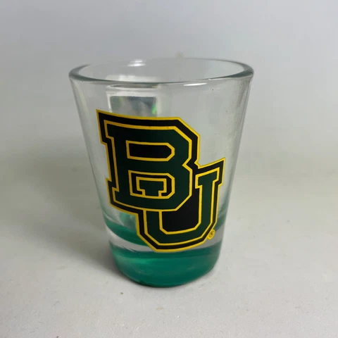 Baylor Bears University  2oz Collector Shot Glass Officially NCAA Cover