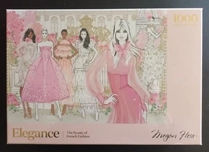 Megan Hess Elegance The Beauty Of French Fashion 1000pc Jigsaw HarperCollins NEW - Picture 1 of 8