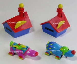 LOSE MENGE 2 Sonic Wacky Pack 1998 HOT ROD DOGS Hundehütte Hund Launch Spielzeug Tier - Bild 1 von 3