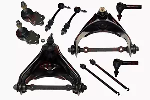 Dodge Dakota 97 to 99 RWD Upper Control Arms Ball Joints Tie Rods Sway Bar Links - Picture 1 of 1